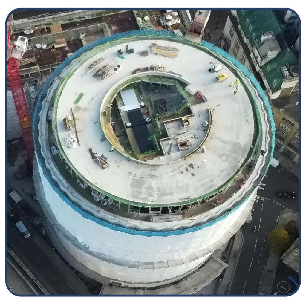 Construction site footage