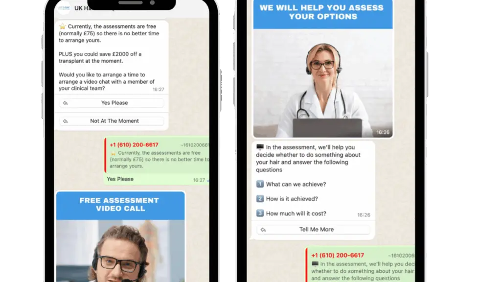 WhatsApp API healthcare leads